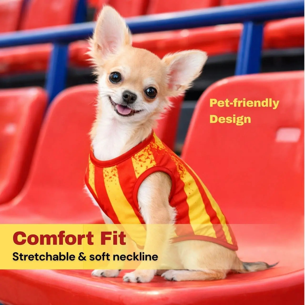 1Pc Football Style Dog Summer Clothes, Puppy Clothes, Ideal for Outdoor Activities, Keeps Dogs Cool and Comfortable, Perfect for Hot Weather, Costume