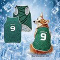 1Pc Football Style Dog Summer Clothes, Puppy Clothes, Ideal for Outdoor Activities, Keeps Dogs Cool and Comfortable, Perfect for Hot Weather, Costume