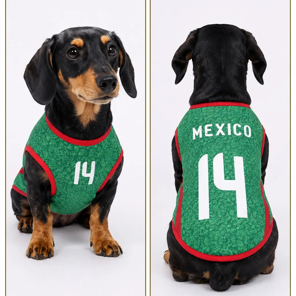Pet Soccer Jersey for Small Medium Dogs Cats, Cute Game Day Pet Shirt Outfit Fashionable Sports Clothing