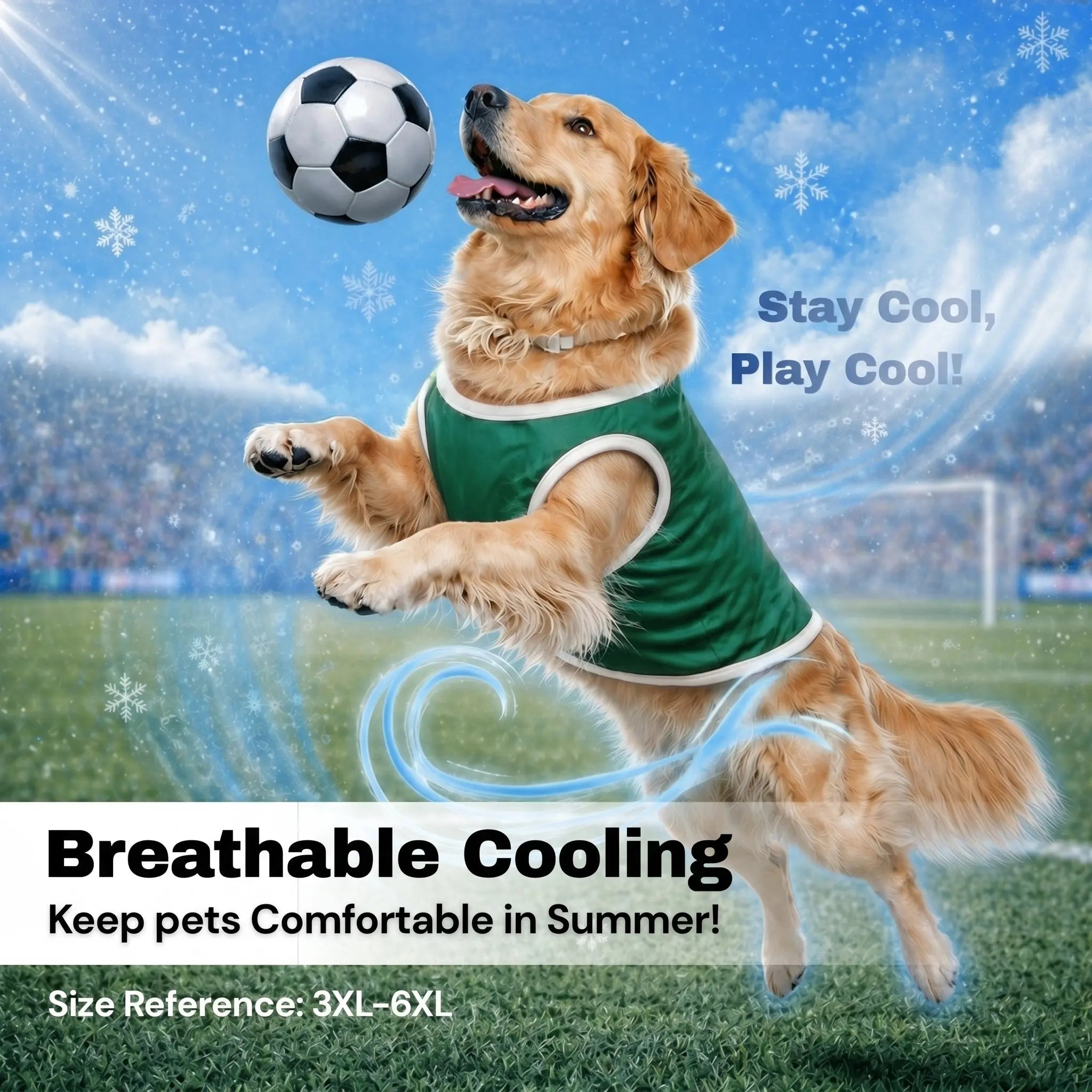 1Pc Football Style Dog Summer Clothes, Puppy Clothes, Ideal for Outdoor Activities, Keeps Dogs Cool and Comfortable, Perfect for Hot Weather, Costume